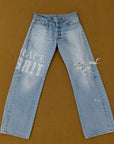 Grace and Grit Vintage 501 Levis - Bleach