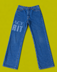 Grace and Grit Vintage Lee Jeans - Bleach