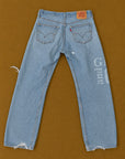 Grace and Grit Vintage 501 Levis - Bleach